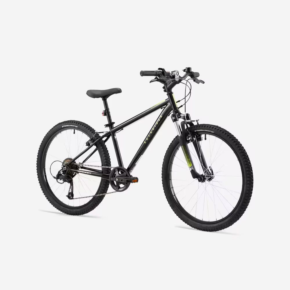 Детски планински велосипед 24" Rockrider ST 500, ЧЕРЕН