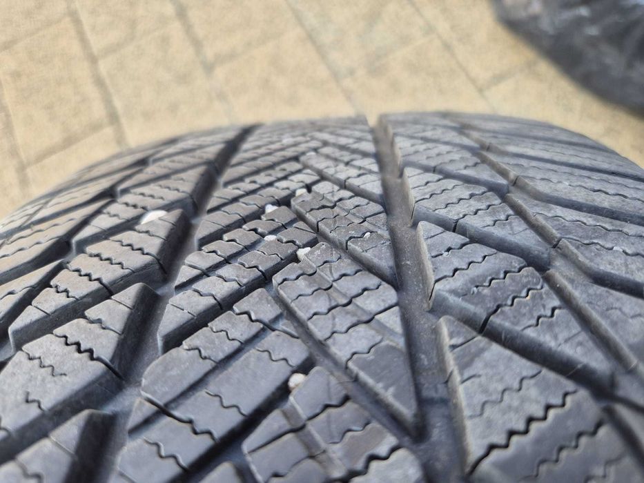 Set 4 roti iarna 225/60 R17 Bridgestone + jante aliaj Audi - excelente