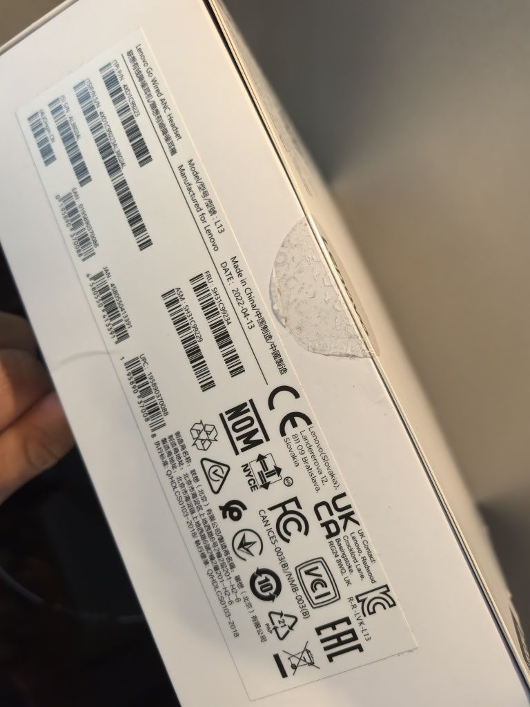 Слушалки с микрофон Lenovo Go ANC USB wired Headset