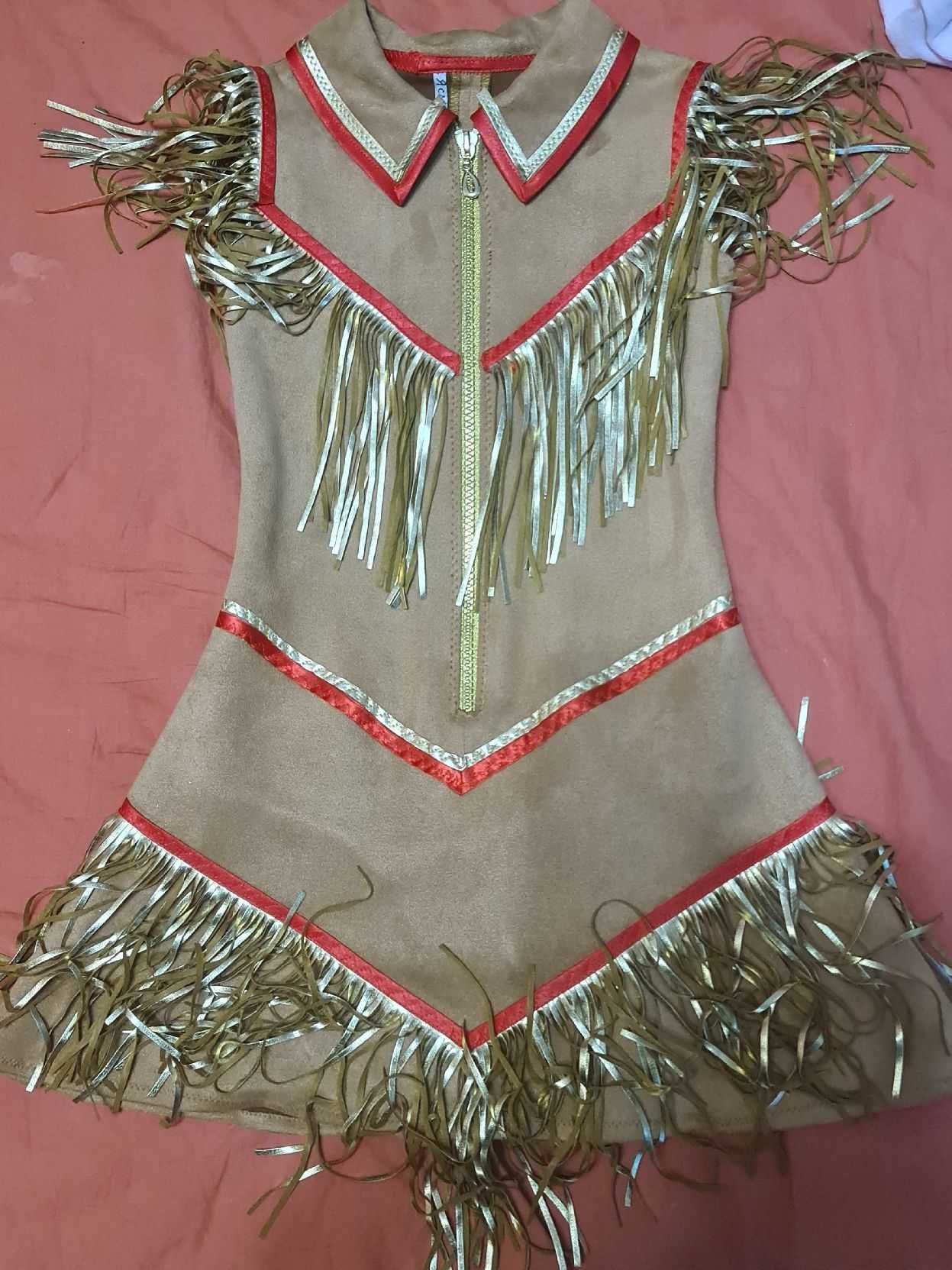 костюм ковбойский  для танцев девочки