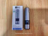Râșniță electrică de piper/sare AdHoc USB reîncărcabilă,(Super Ofertă)