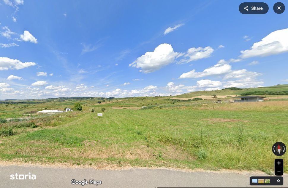 Teren extravilan 2900mp si 14ml front zona Salistea Noua