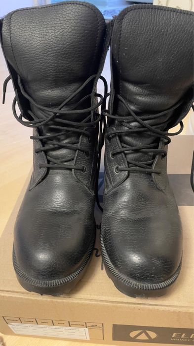 берцы натуральный кожа