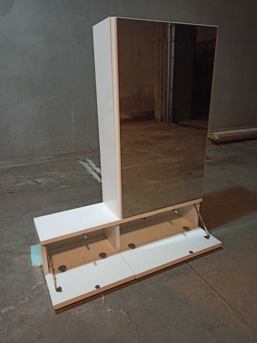 Corp suspendat de baie Kolo Nova Pro cu oglinda pe dreapta