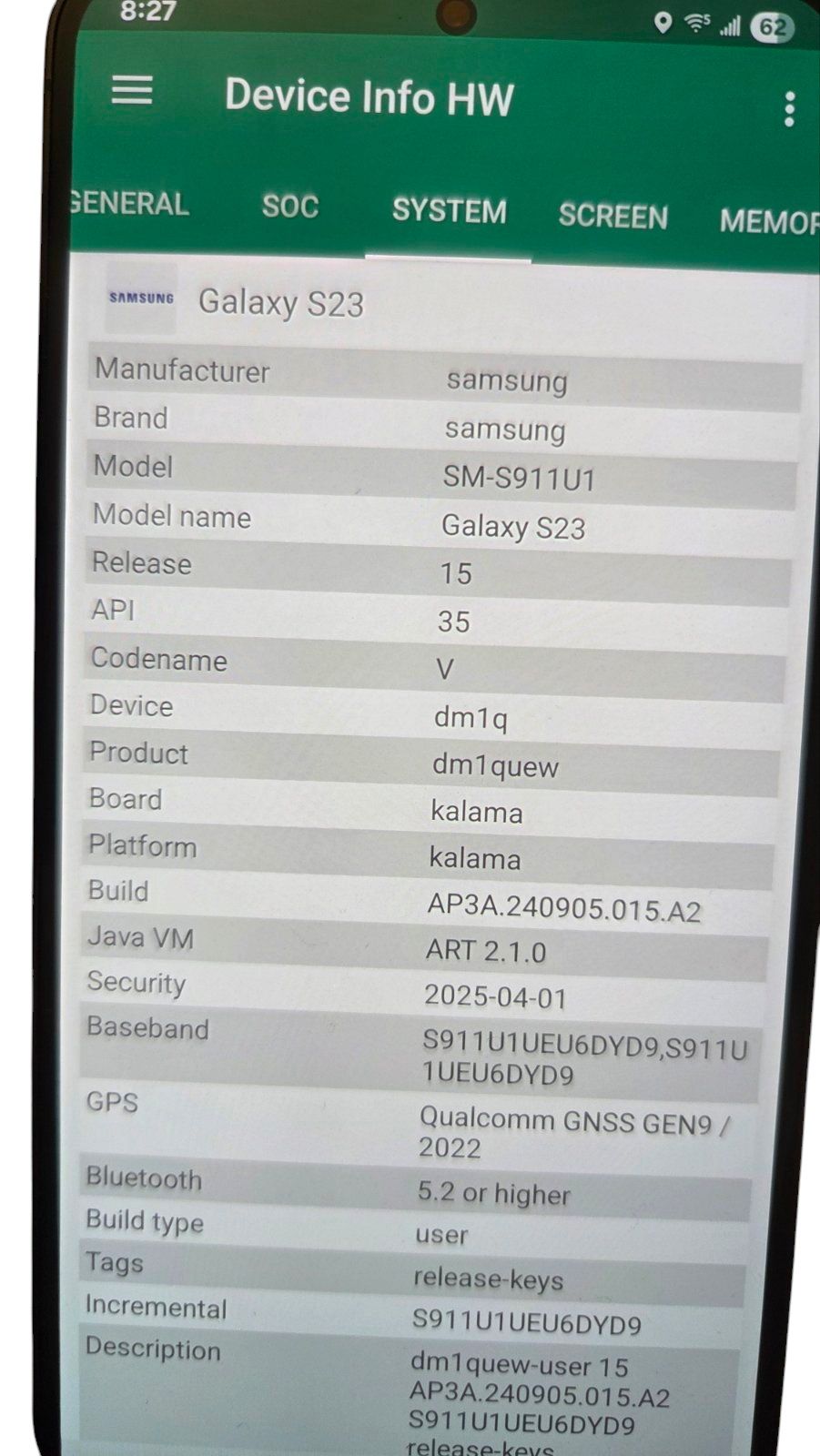 Samsung S23 - USA version