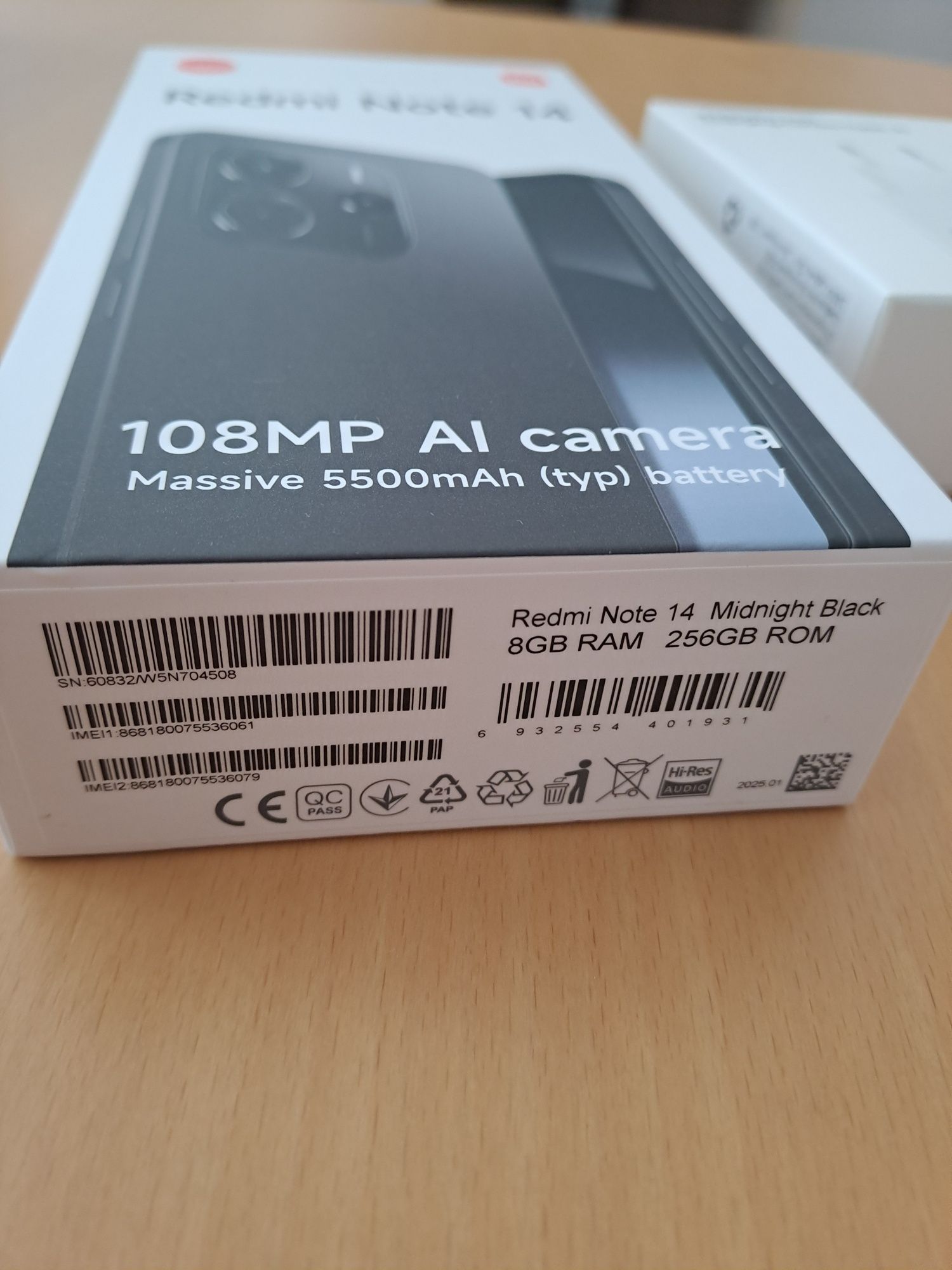 Redmi Note 14 + зареждачка