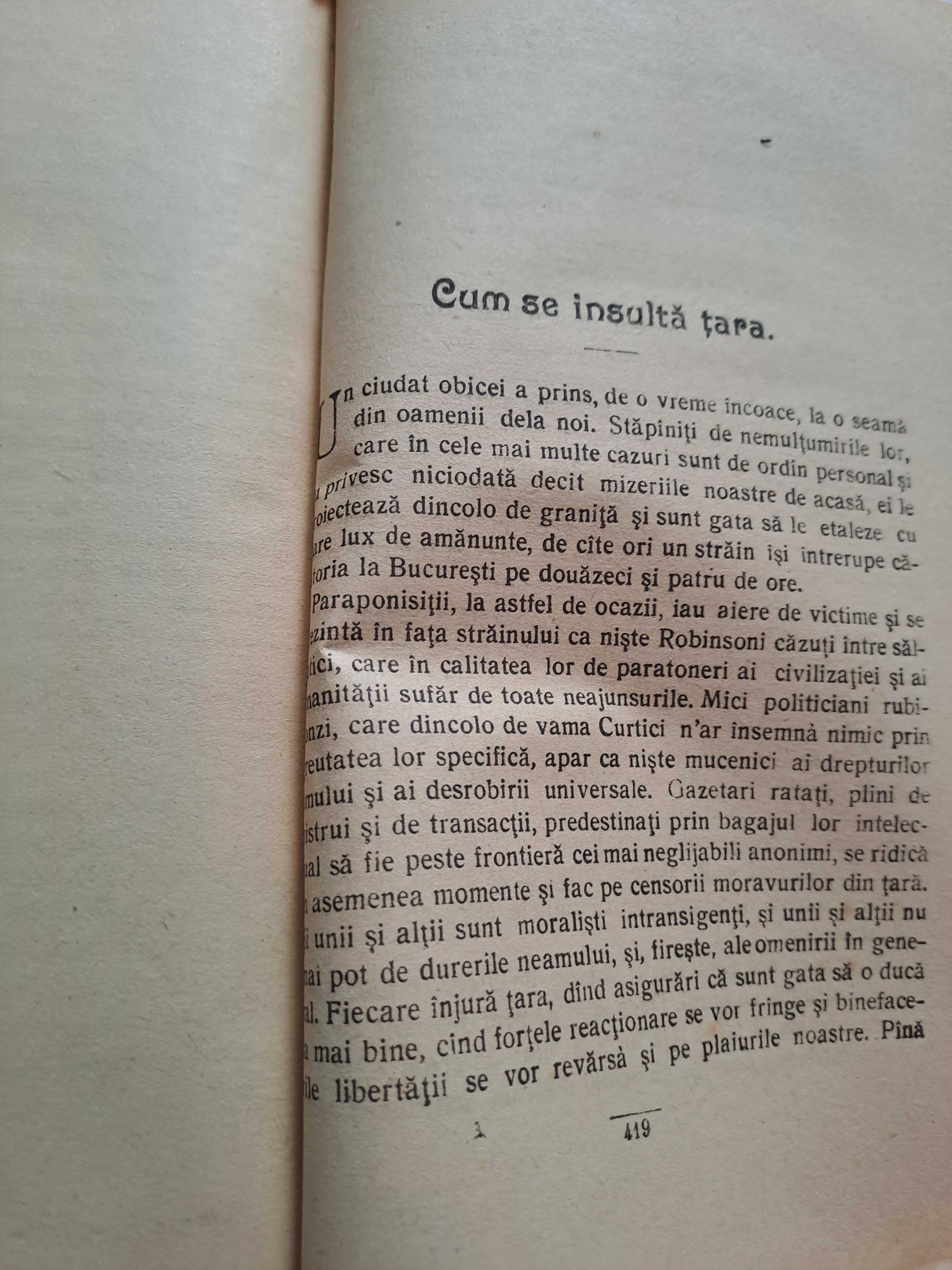 octavian goga mustul care fierbe editie princeps 1926