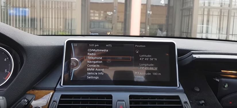 Navigatie auto cu Android Bluetooth GPS USB dedicata BMW X5 E70 2009-
