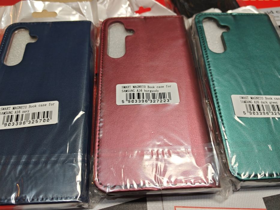 Samsung Galaxy A16 , S24FE калъф тип тефтер със силиконово легло