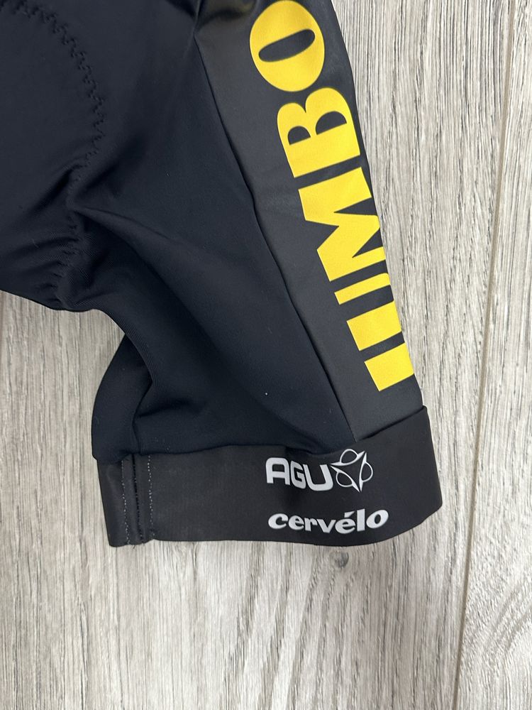 Pantaloni Ciclism Copii Jumbo Visma Agm 2021 Produs Nou 9-10 Ani