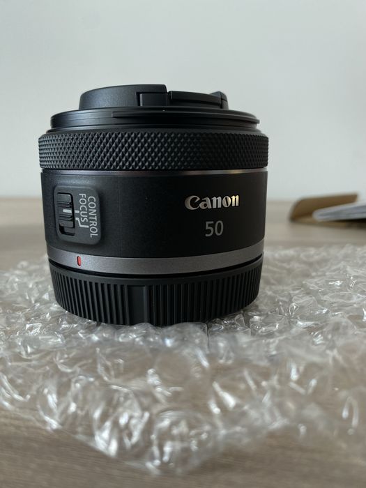 Obiectiv Canon RF 50mm 1.8f STM nou nouț, nefolosit.