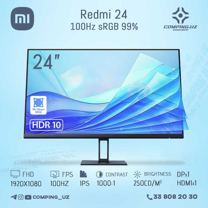 Redmi 24" FHD IPS 100Hz