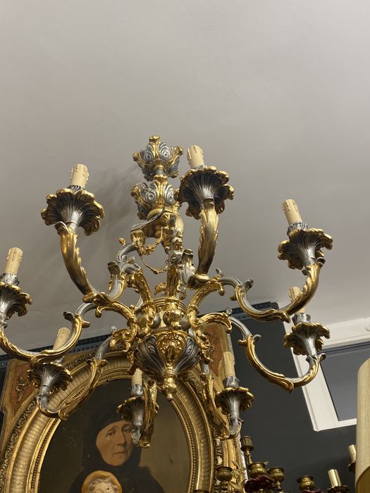 Candelabru/lustra/ bronz masiv
