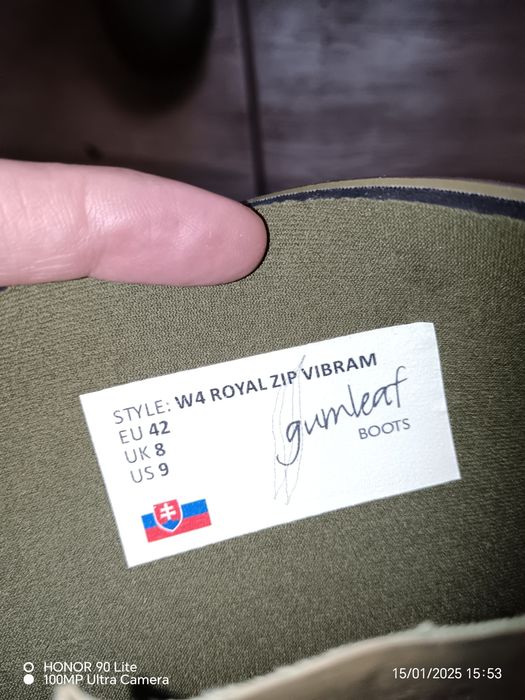 Cizme Gumleaf vibram