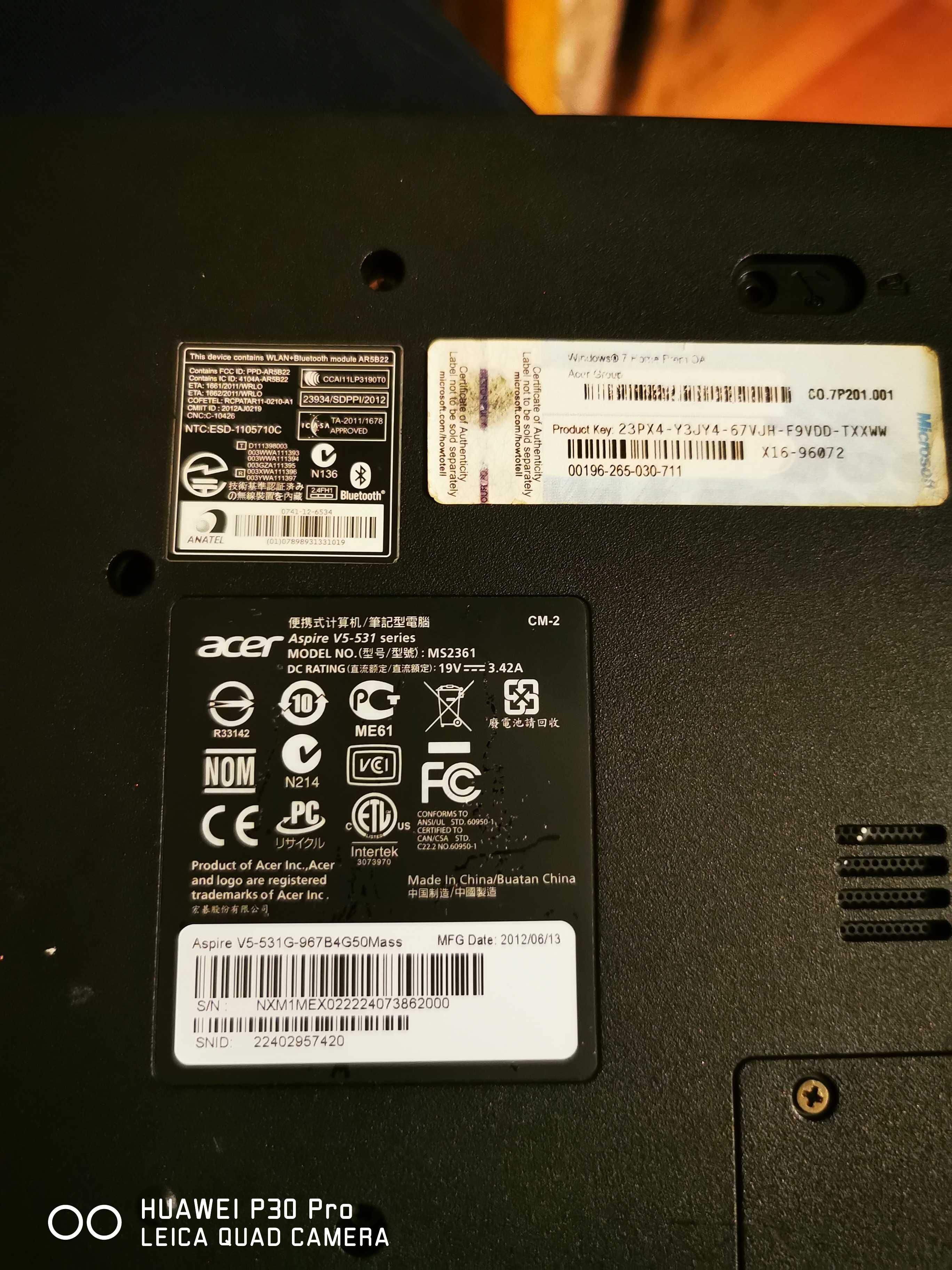 Лаптоп на части acer, dell, ibm