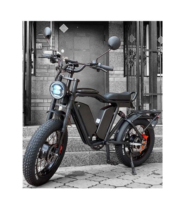 Электровелосипед 48v 1000w*2 (два мотора ),  аккум. Li-ion 48v 44A/H.
