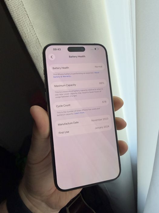 iPhone 15 Pro Max | 256GB | Natural Titanium | 88% Battery