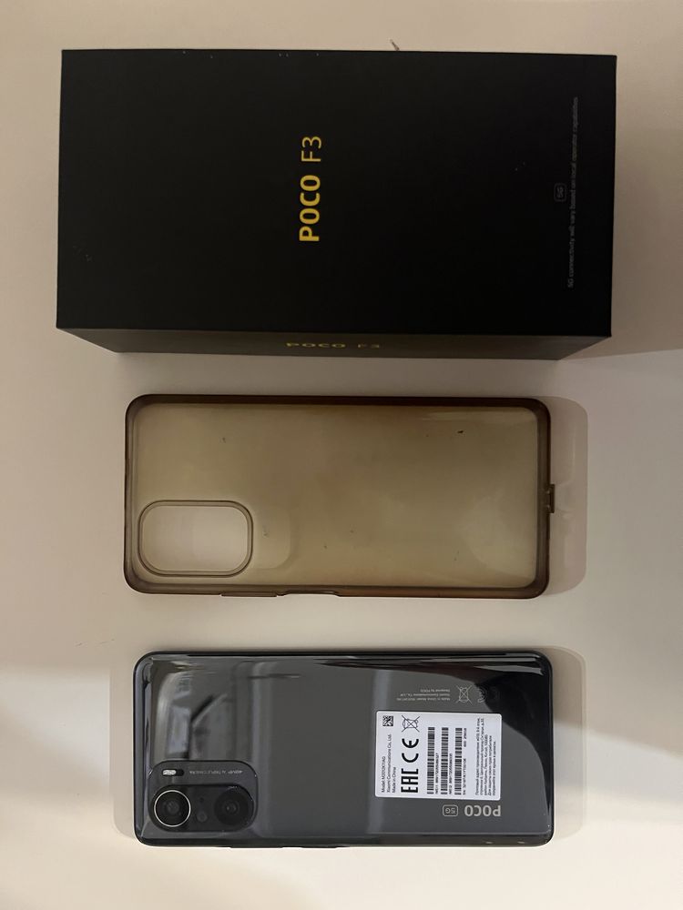 Poco f3 256/8гб отличное состоянии все оригинал подарок 2 чехла