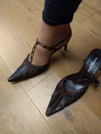 Sandale Pantofi ,hand made, lux  stiletto Stephan Kelian 38 si 38,5