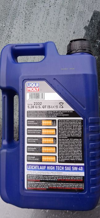 Vand ulei de motor LIQUI MOLY 5W-40 5L