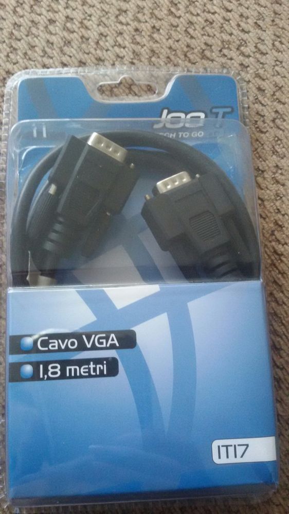 Cablu VGA 1,8 m negru