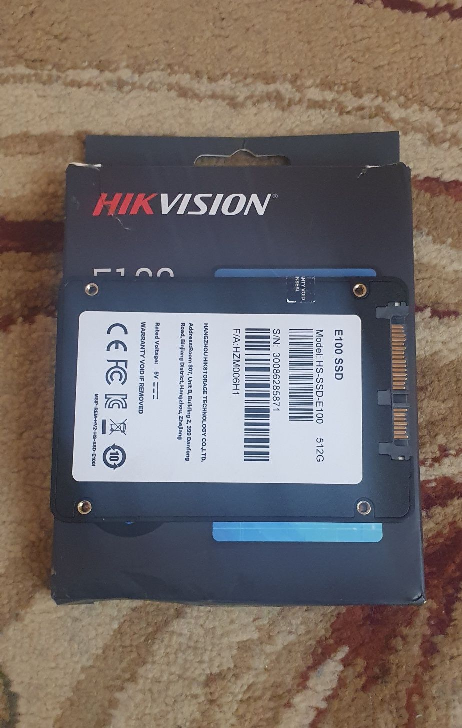Hikvision ssd e 100 .512 gb original