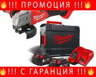 Milwaukee НЕМСКИ Акумулаторен Безчетков Ъглошлайф 18V 5Ah +