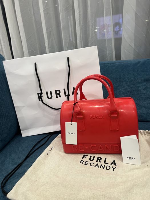 Furla RE-CANDY.100% ориг.С етикети,всичко.ГОЛЕМИЯТ РАЗМЕР