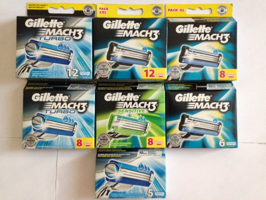 Жилет (Оригинални) Gillette Mach3 , Mach 3 Turbo ,Sensor Excel .