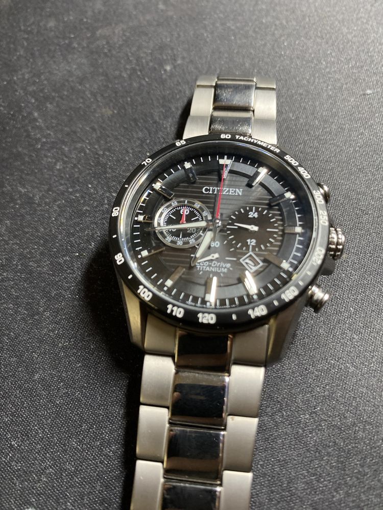 Ceas Citizen Sports Eco-Drive Chronograph Super Titanium CA4444-82E