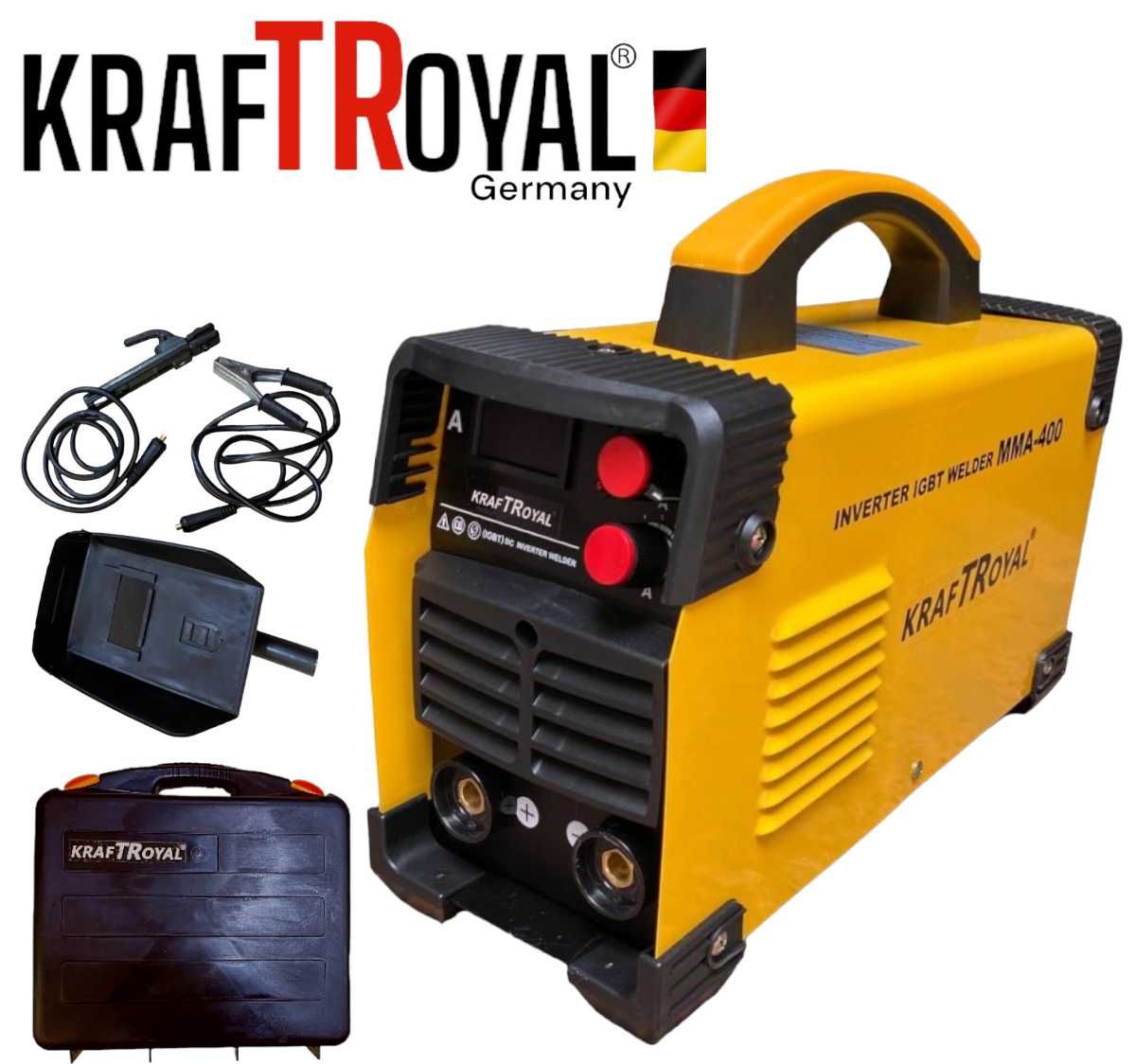 Немски Инверторен Електрожен 400A Ампера Заваръчна Техника KRAFT