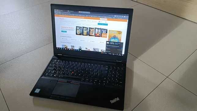 LAPTOP  LENOVO P50 I7-6820HQ, 16GB DDR4, Quatro M2000M 4Gb DDR5