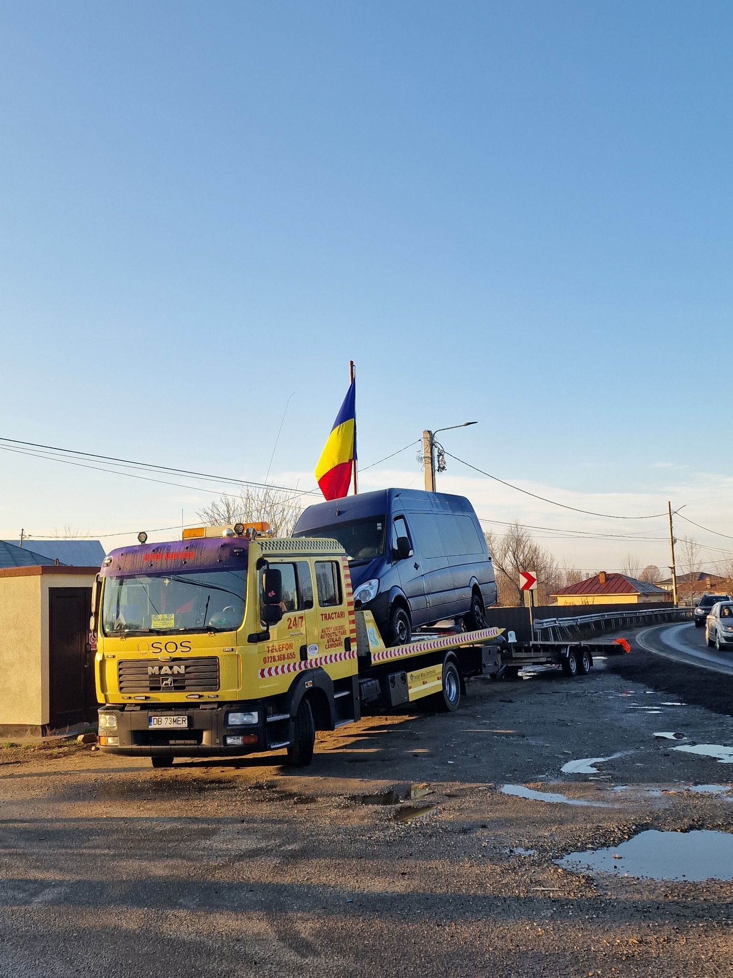 Tractari auto Platforma Auto Targoviste  Servis Vulcanizare Non Stop