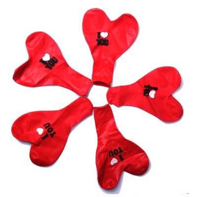 Новые воздушные шары в форме сердце   геливые красные