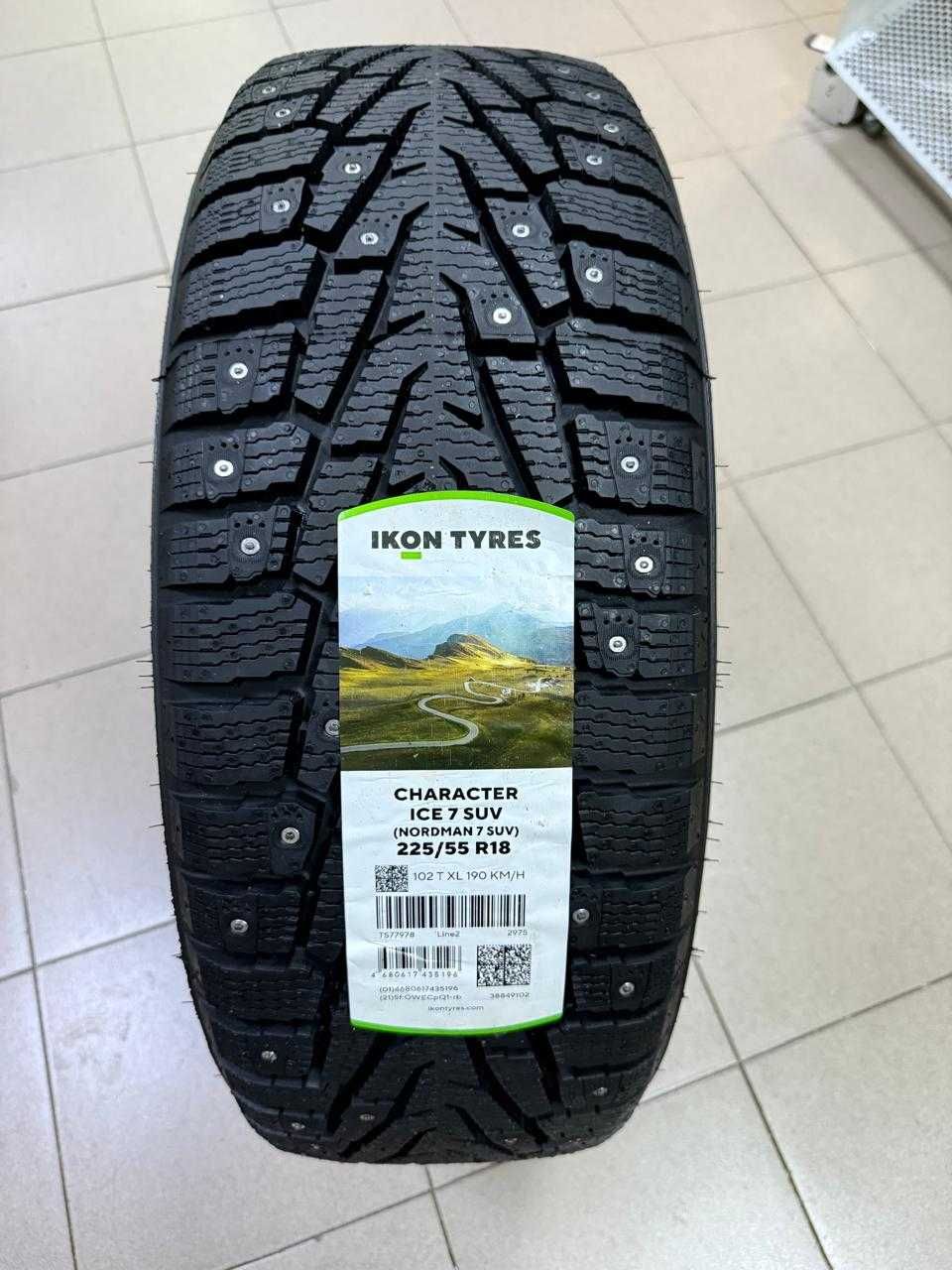 225 55 R18 зимние шины ikon Character ice 7 бывший Nokian Nordman 7