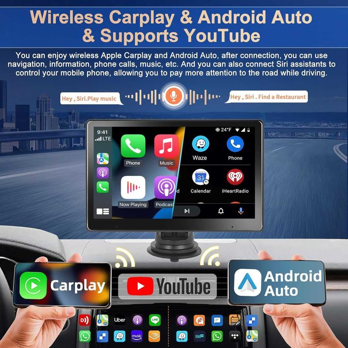 Монитор за автомобил мултимедия за кола Carplay Android Auto навигация