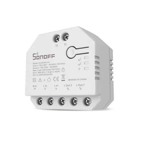 Продавам SONOFF DUALR3 Интелигентен превключвател за щори и завеси .