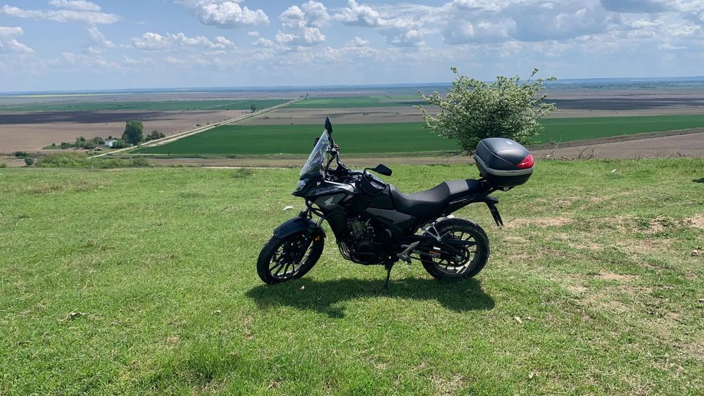 Honda CB 500X Vand Honda CB500X, rulata putin, topcase, crash guard