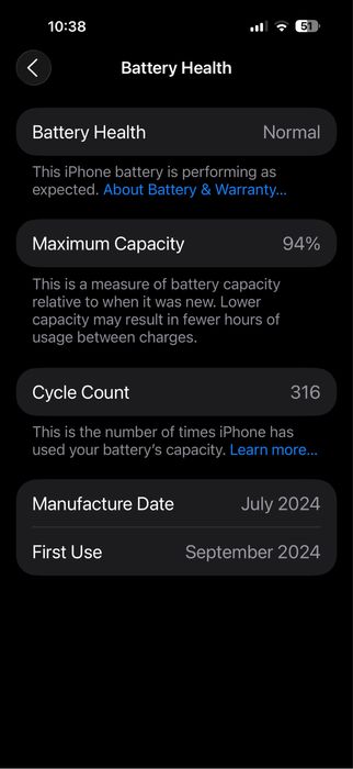 Iphone 16 pro max 256
