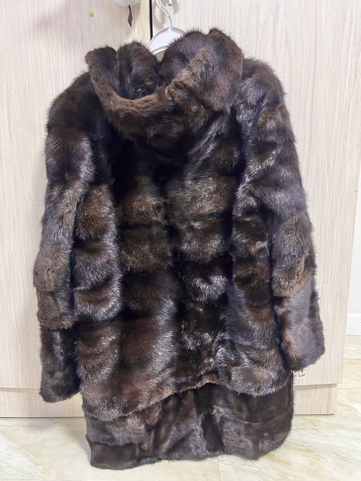 Норковая шуба бу