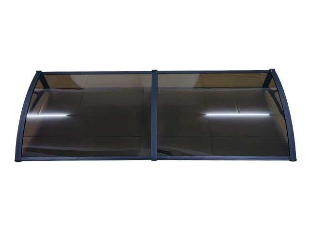 Copertină profesională Aluminiu + Plexiglas – TRANSPORT GRATUIT GM