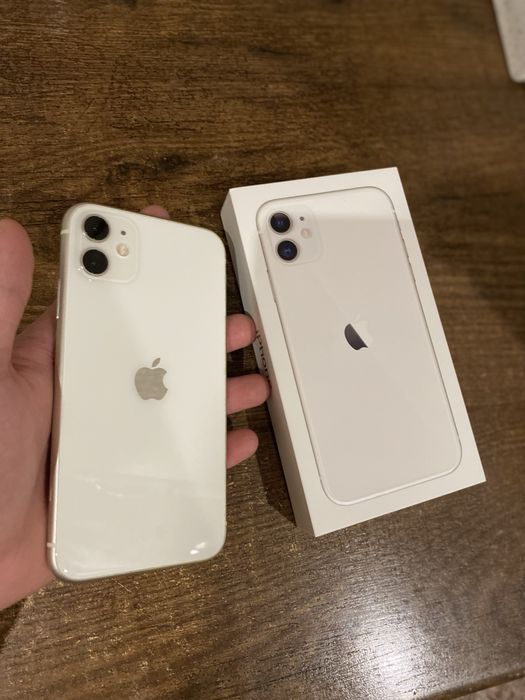 Айфон 11 белый в идеальном состоянии!