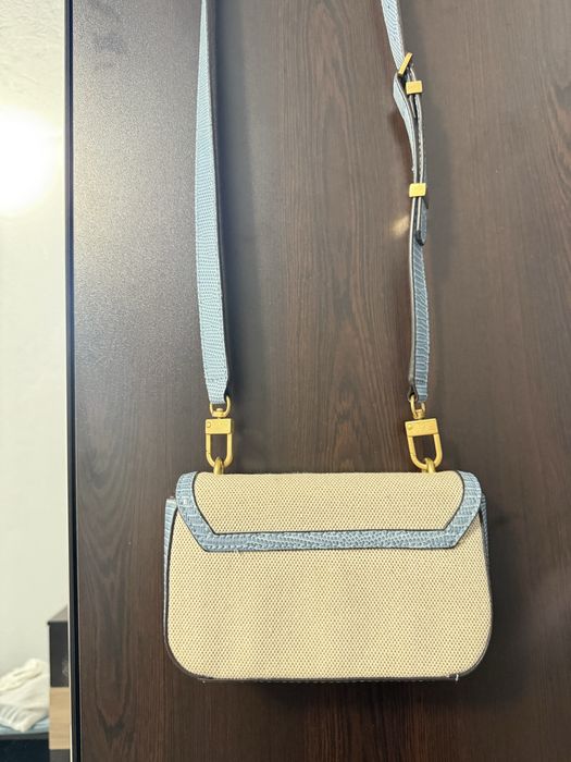 Оригинална синя чанта GUESS