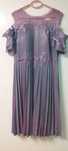Rochie eleganta cu sclipici si pietre mov