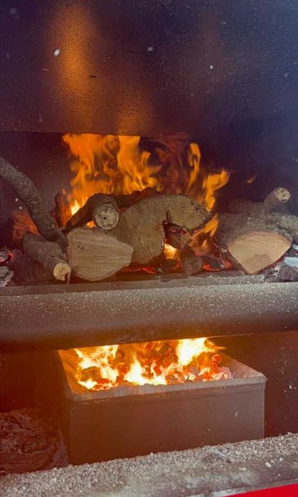 35 kW Котел на пелети и биомаса с водна скара за дърва