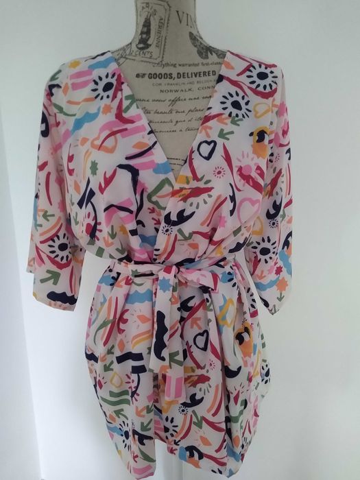 Set kimono +pantalon handmade nou