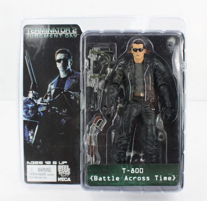 Figurina Terminator Arnold Schwarzenegger T-800 18 cm NECA Battle