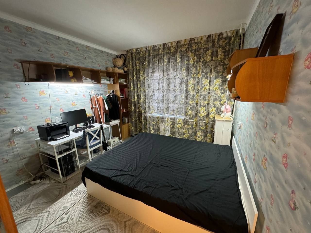 3/3/9. Сергели 8! Квартира 85 м², с евроремонтом, мебель и тех.