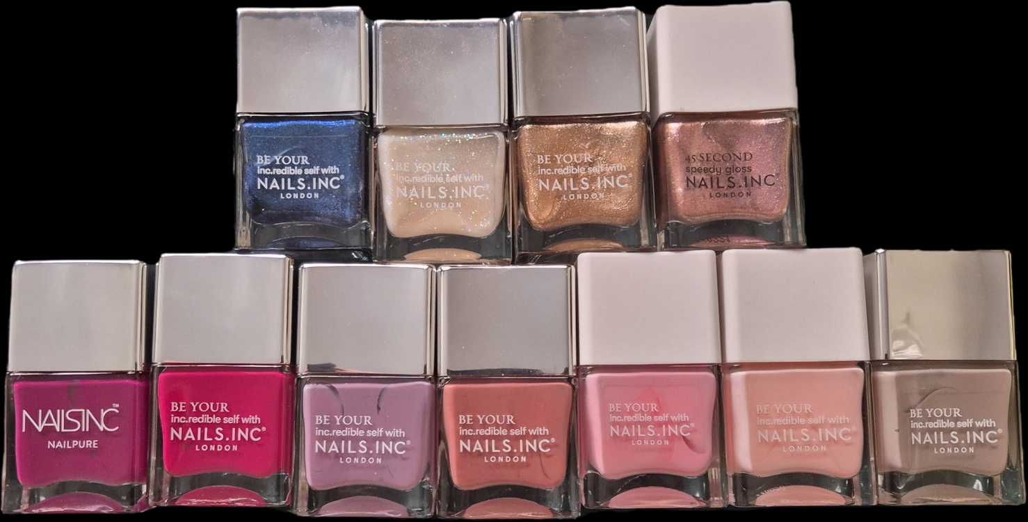 11 броя лакове за нокти Nails INС.