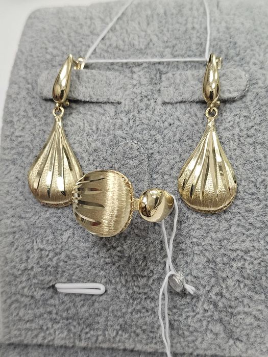 Золотые серьги 585